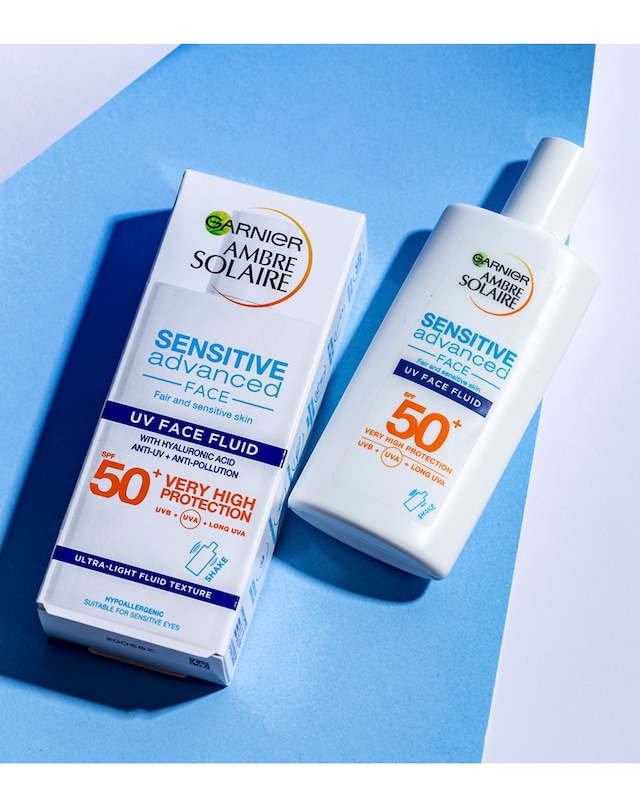 Ambre Solaire Ultra-Light Sensitive Face Fluid SPF50+ 40ml