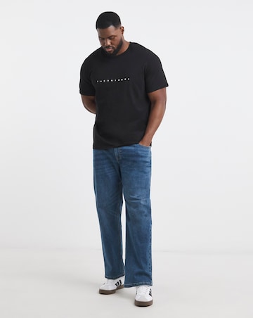 Jack & Jones Star Logo T-Shirt - Black