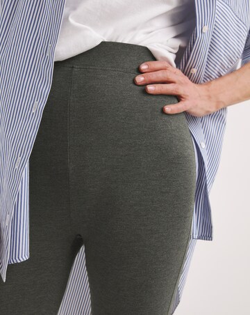 Charcoal High Waisted Jersey Legging