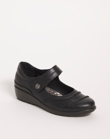 Cushion Walk Touch & Close Mary Jane Shoe Wide E Fit