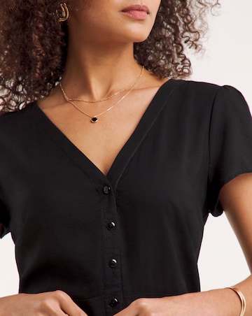 Ro&Zo Button Front Midi dress