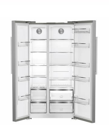 Hotpoint HPG26592XP4UK Dual No Frost American Fridge Freezer - Silver