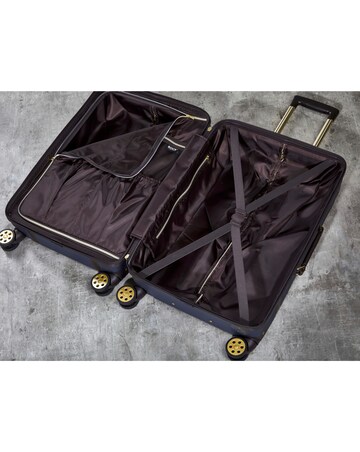 Rock Vintage Large Suitcase - Navy