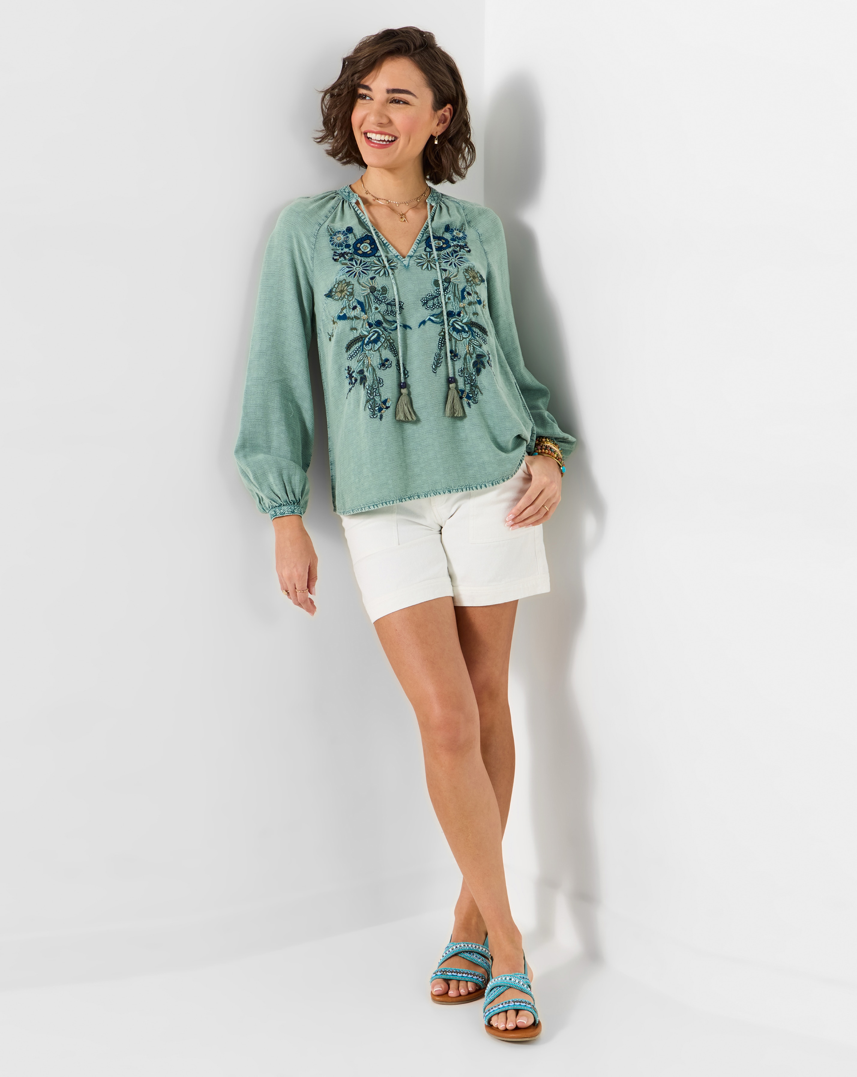 Joe Browns All In The Details Embroidered Top | JD Williams