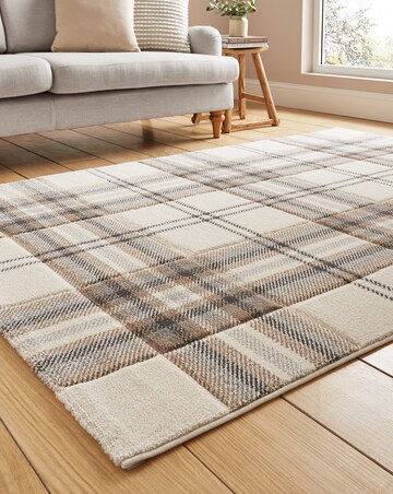 Catherine Lansfield Kelso Check Rug