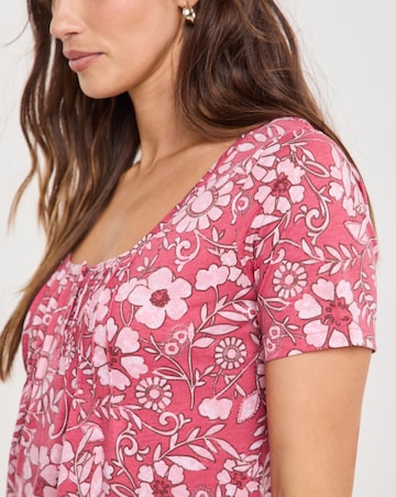 Julipa (2 Pack) Value Midi Nighties Floral Print