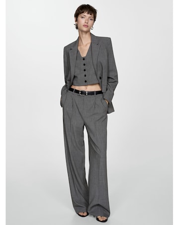 Mango Bowery Straight Leg Trousers