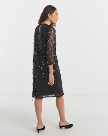 Sequin Shift Dress
