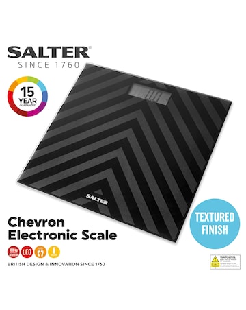 Salter Chevron Two Tone Bathroom Scale