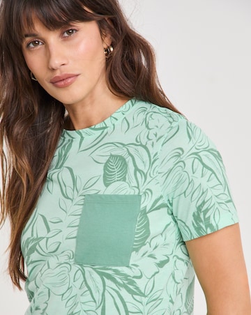 Value Pyjama Set Leaf Print