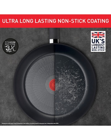 Tefal Titanium Force Twin 20cm and 26cm Frying Pan Set