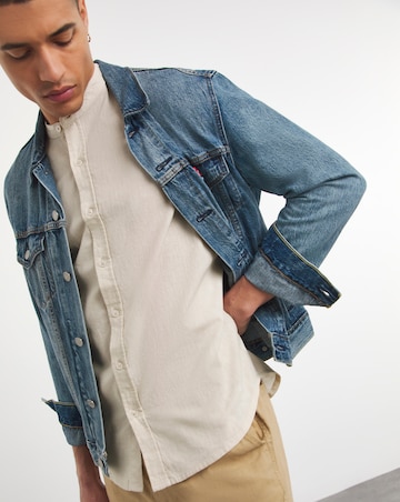 Short Sleeve Grandad Linen Shirt