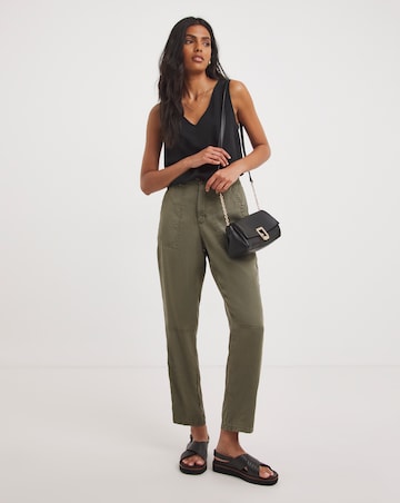 Black 2 Pack V Neck Woven Vests