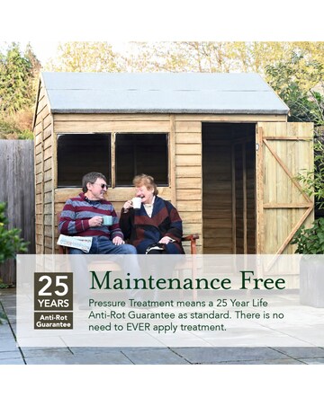 4LIFE Apex Shed 7x5 - Double Door - 2 Window (Home Delivery)