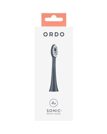 Ordo Sonic+ Brush Heads 4 Pack - Charcoal Grey