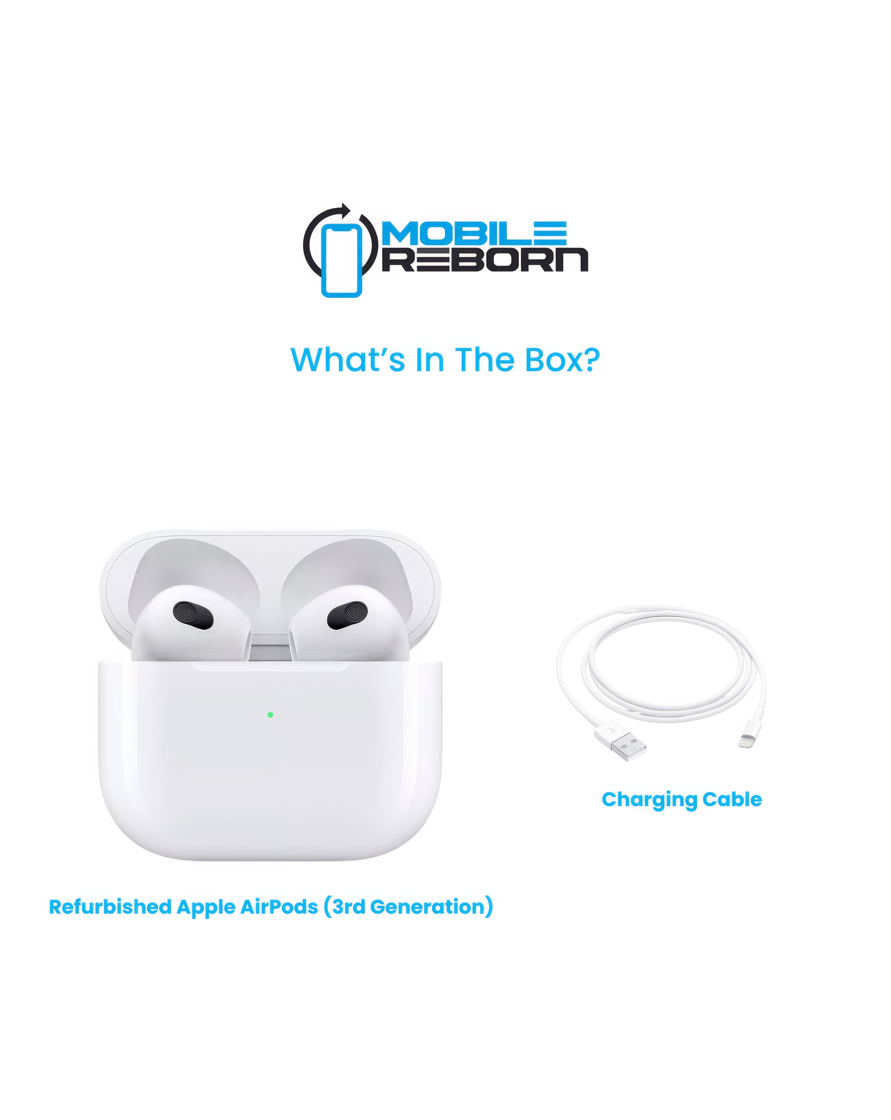 Refurbished Apple Airpods - 3rd Gen (Pristine Condition) | JD Williams Refurbished Apple Airpods - 3rd Gen (Pristine Condition) | JD Williams