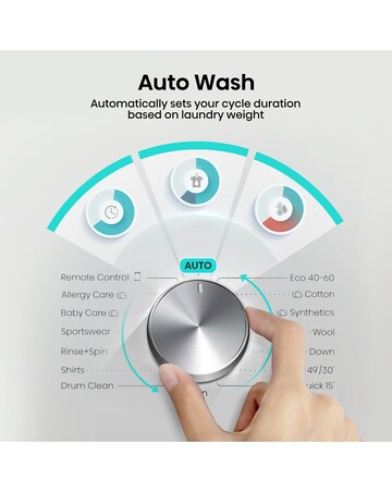 Hisense 3S Series WF3S8043BW WiFi-enabled 8kg 1400 Spin Washing Machine - White