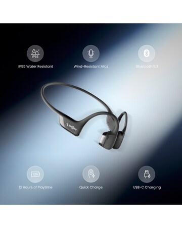 Shokz OpenRun Pro 2 Wireless Bluetooth Headphones - Black