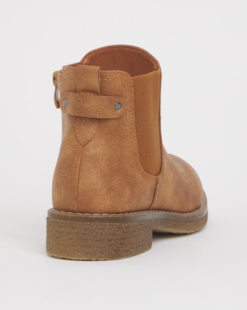 Cushion Walk Chelsea Boot Crepe Sole Wide E Fit