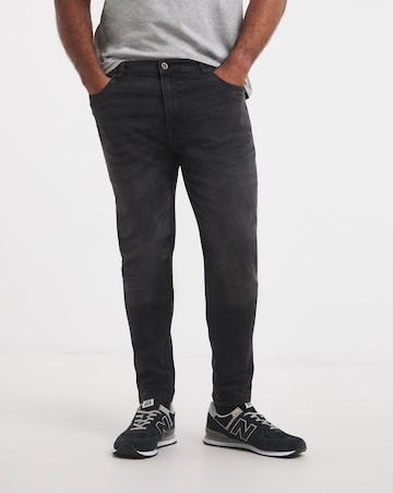 Skinny Fit Stretch Jeans Black Wash