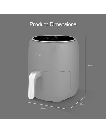 Swan Retro Grey 4.5L Digital Air Fryer