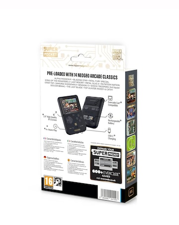 Hyper Mega Tech Neo Geo Edition Super Pocket Retro Handheld Gaming Console