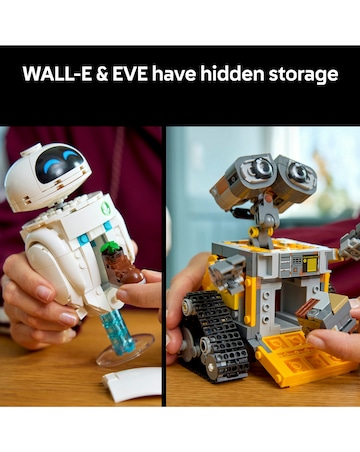 LEGO Disney and Pixar WALL-E and EVE Animated Film Fantasy Building Set 43279
