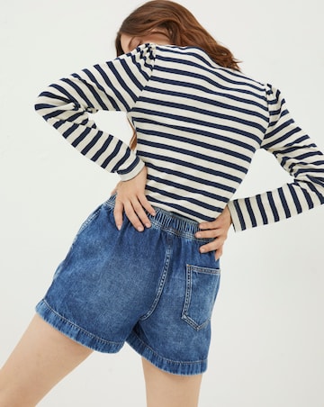 Fatface Ashby Pull On Denim Shorts