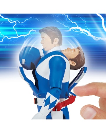 Mighty Morphin Power Rangers Auto Morphin Blue Ranger Figure