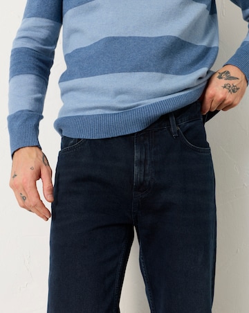 FatFace Straight Fit Jean Regular Length - Dark Denim