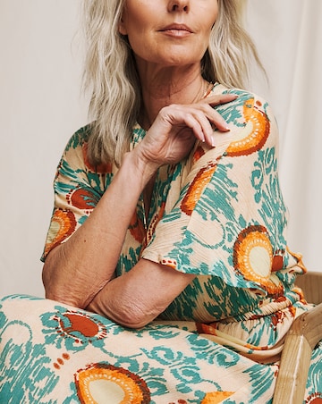 Julipa Button Down Crinkle Dress