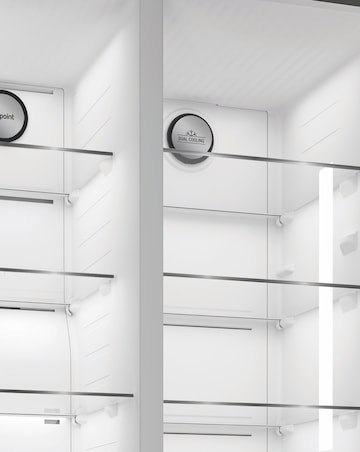 Hotpoint HPG26592XP4UK Dual No Frost American Fridge Freezer - Silver