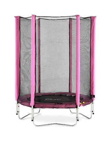 Plum Junior Springsafe 4ft Trampoline & Enclosure - Pink