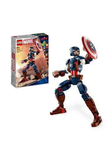 LEGO Marvel Captain America Construction Figure Set 76258