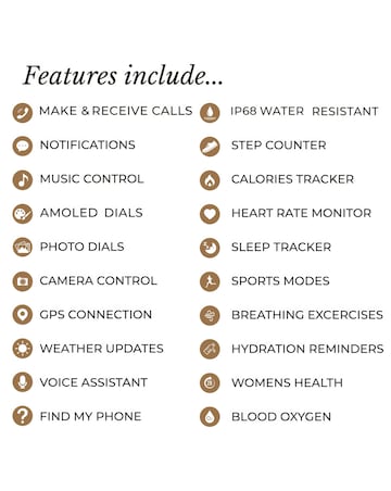 Radley Series 33 AMOLED Metal Strap Watch - Gold