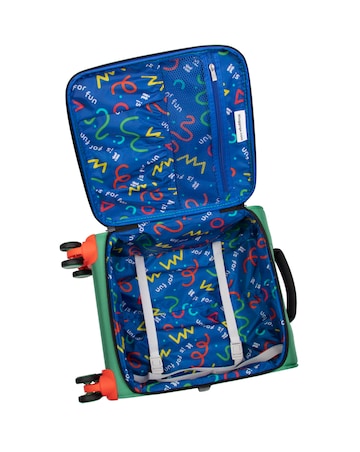IT Luggage DinoRoar Kids Underseat Suitcase - Irish Green