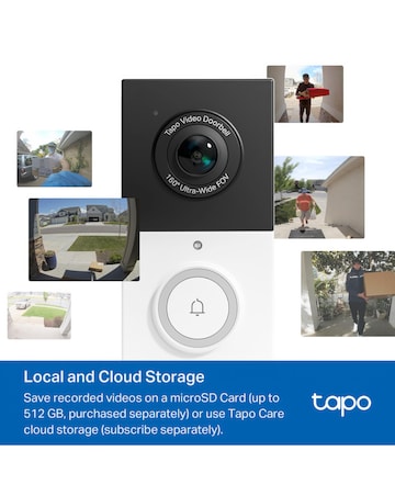 TP-Link Tapo D210 2k Video Doorbell With Chime