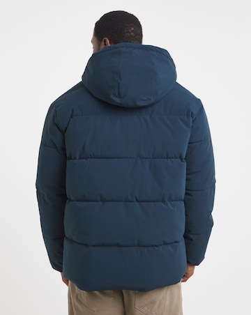 Jack & Jones Global Puffer Coat - Navy