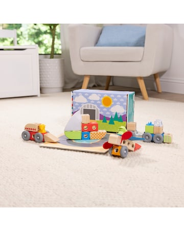 Melissa & Doug Blockables Vechiles Play Set