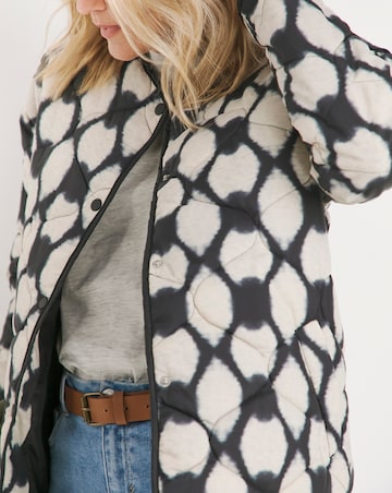 Printed Short Quilt Jacket