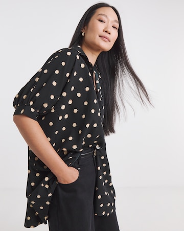 Printed Oversized Blouse