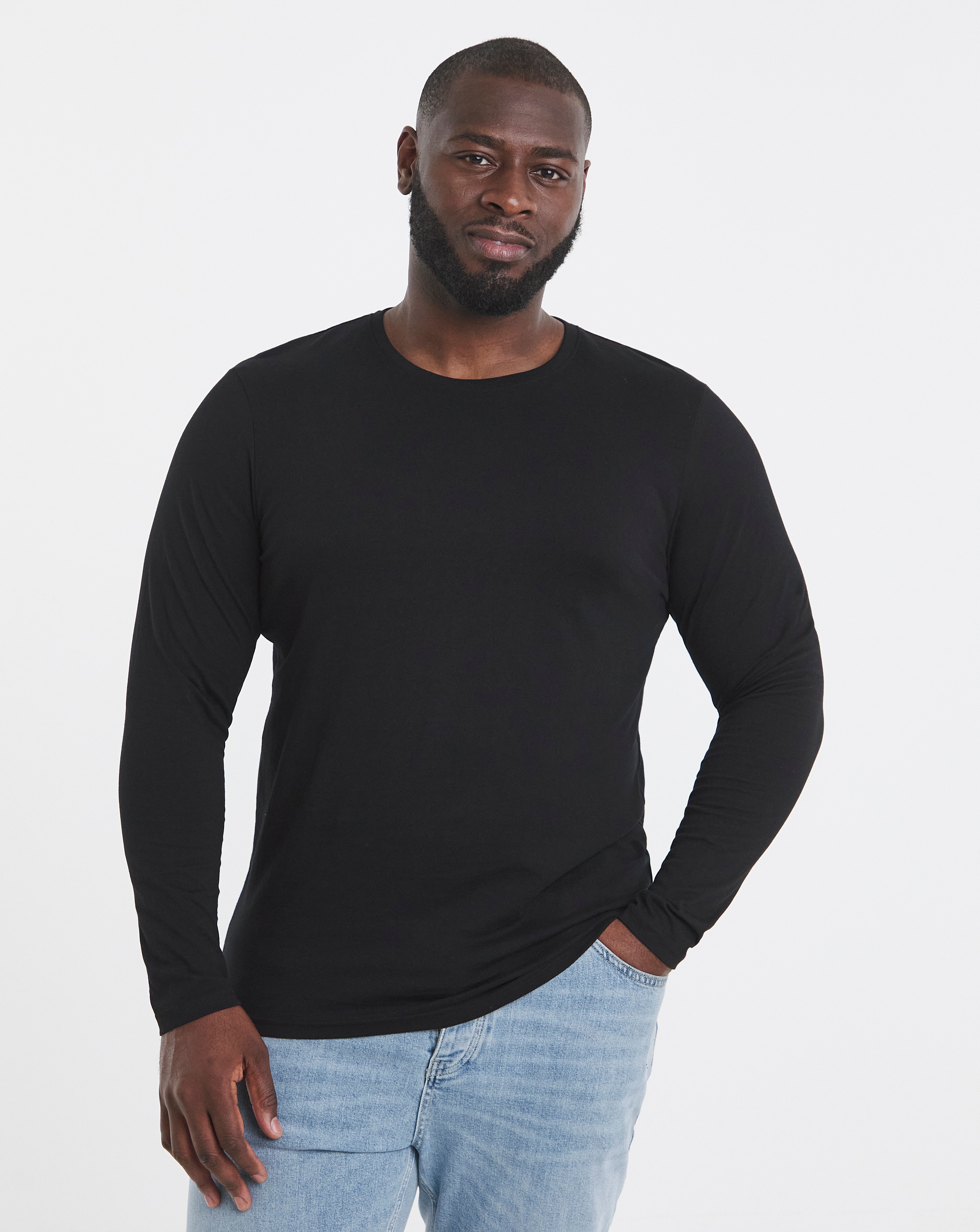 クランク CREW NECK BASIC LONG SLEEVE TOP MUSINSA公式 | CRANK クルーネックベーシックロングスリーブトップ_