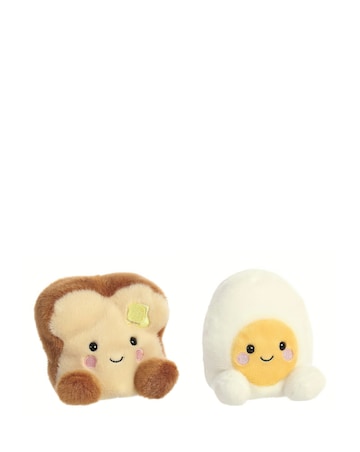 Aurora Palm Pals Buttery Toast & Bobby Egg Plush Bundle
