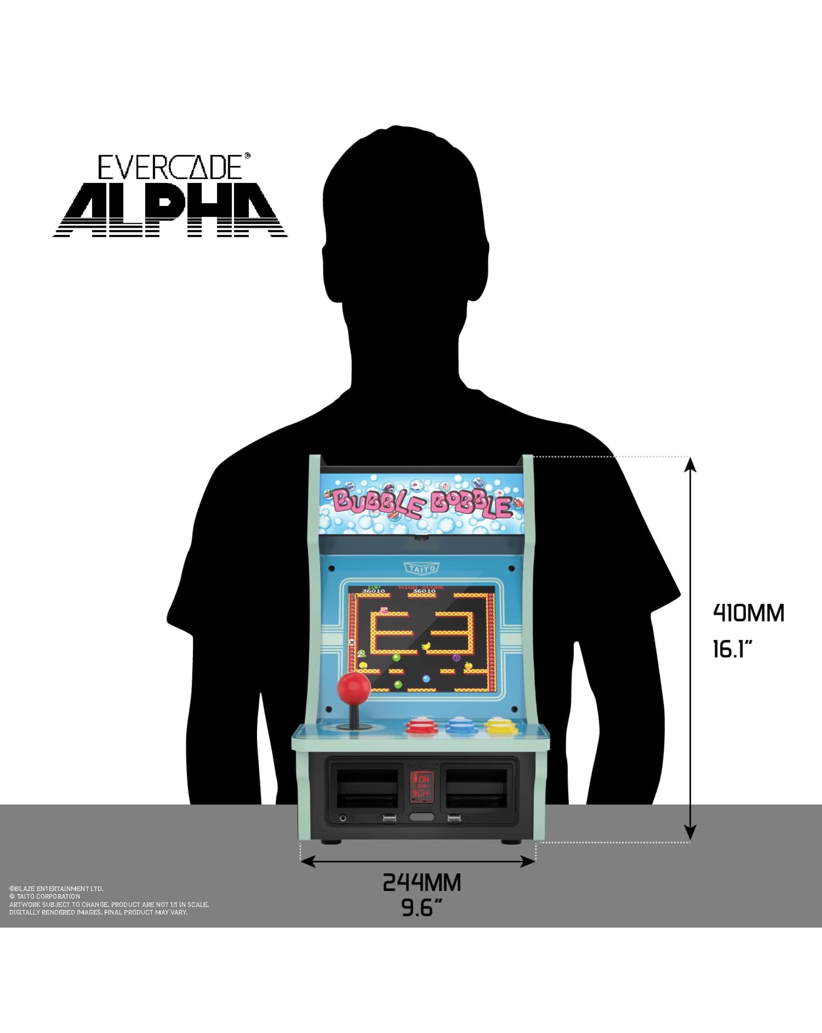 Evercade Alpha TAITO Retro Gaming Bartop Arcade | JD Williams