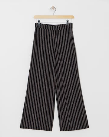 Textured Jersey Stripe Trouser