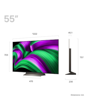 LG OLED55C56LB 55in OLED evo AI 4K Smart TV