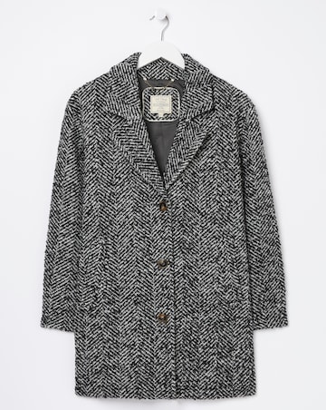 FatFace Wool Blend Coat