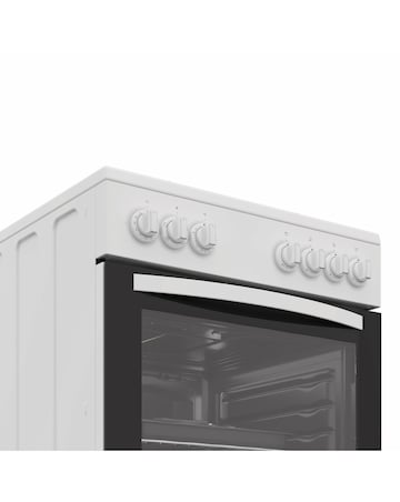 Indesit I6G3PMW/UK 60cm Gas Single Cooker - White