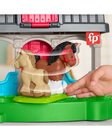 Fisher-Price Little People Friendly Horses Stable Playset