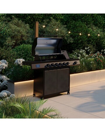Charles Bentley Ottimo Origin Pro 455 6 Burner Gas Barbecue with Side Burner